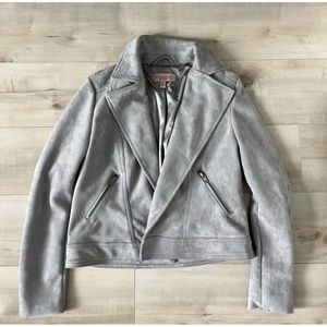 Like new philosophy suede Moto jacket size small